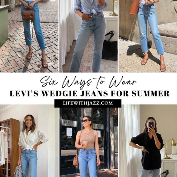 Levi’s Wedgie Straight Denim Jeans distressed size 26 - Picture 6 of 6